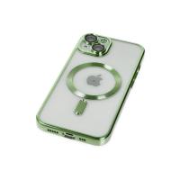 Newface iPhone 14 Plus Kılıf Kross Magneticsafe Kapak - Koyu Yeşil