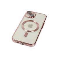 Newface iPhone 14 Plus Kılıf Kross Magneticsafe Kapak - Rose