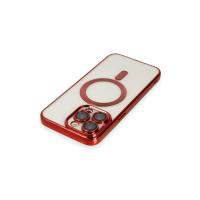Newface iPhone 14 Pro Kılıf Kross Magneticsafe Kapak - Kırmızı