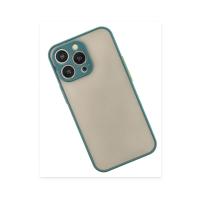 Newface iPhone 15 Pro Max Kılıf Montreal Silikon Kapak - Yeşil