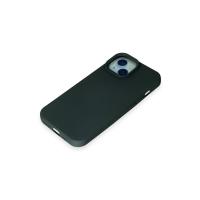 Newface iPhone 15 Kılıf Nano içi Kadife Silikon - Koyu Yeşil