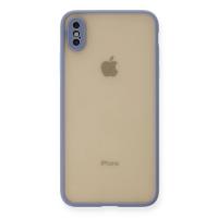Newface iPhone XS Max Kılıf Montreal Silikon Kapak - Gri