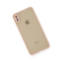 Newface iPhone XS Max Kılıf Montreal Silikon Kapak - Pembe