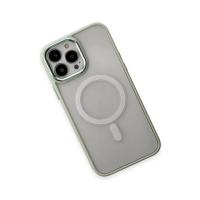 Newface iPhone 15 Pro Kılıf Room Magneticsafe Silikon - Su Yeşili