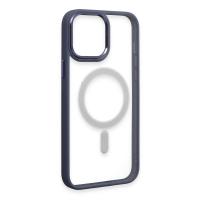 Newface iPhone 15 Pro Max Kılıf Room Magneticsafe Silikon - Sierra Blue