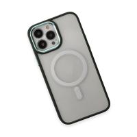 Newface iPhone 15 Pro Max Kılıf Room Magneticsafe Silikon - Köknar Yeşili