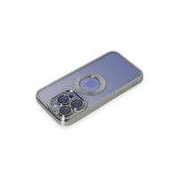 Newface iPhone 15 Pro Kılıf Slot Silikon - Gümüş