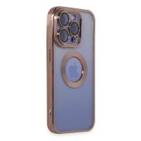 Newface iPhone 15 Pro Kılıf Slot Silikon - Rose Gold