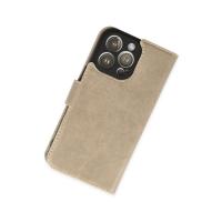 Newface iPhone 14 Pro Kılıf Trend S Plus Kapaklı Kılıf - Gold