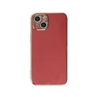 Newface iPhone 15 Kılıf Volet Silikon - Kırmızı