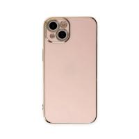 Newface iPhone 15 Kılıf Volet Silikon - Pembe