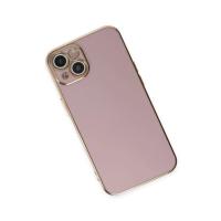 Newface iPhone 15 Kılıf Volet Silikon - Mor