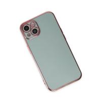 Newface iPhone 15 Kılıf Volet Silikon - Açık Yeşil