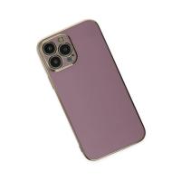 Newface iPhone 15 Pro Max Kılıf Volet Silikon - Mor