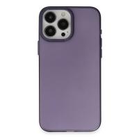 Newface iPhone 15 Pro Kılıf Modos Metal Kapak - Derin Mor