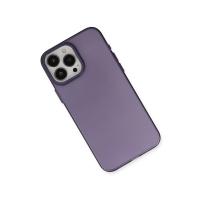 Newface iPhone 15 Pro Kılıf Modos Metal Kapak - Derin Mor