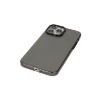 Newface iPhone 14 Pro Kılıf Anka PC Sert Metal Kapak - Siyah