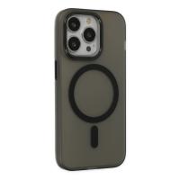Newface iPhone 15 Pro Kılıf Lodos Magneticsafe Mat Kapak - Siyah