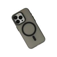 Newface iPhone 15 Pro Kılıf Lodos Magneticsafe Mat Kapak - Siyah