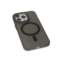 Newface iPhone 15 Pro Kılıf Lodos Magneticsafe Mat Kapak - Siyah