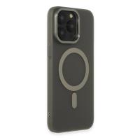 Newface iPhone 15 Pro Max Kılıf Lodos Magneticsafe Mat Kapak - Titan Gri