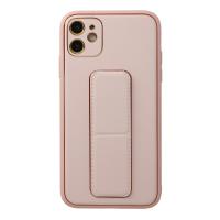 Newface iPhone 12 Kılıf Coco Deri Standlı Kapak - Pembe