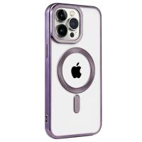 Newface iPhone 14 Pro Max Kılıf Kronos Magsafe Kapak - Derin Mor