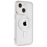 Newface iPhone 15 Kılıf Kronos Magsafe Kapak - Gümüş