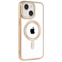 Newface iPhone 15 Kılıf Kronos Magsafe Kapak - Gold