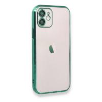 Newface iPhone 11 Kılıf Razer Lensli Silikon - Yeşil