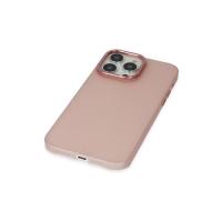 Newface iPhone 14 Pro Kılıf Modos Metal Kapak - Pembe