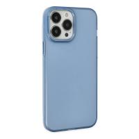 Newface iPhone 13 Pro Max Kılıf Modos Metal Kapak - Mavi