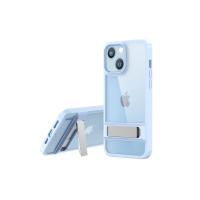 Newface iPhone 14 Plus Kılıf Rolet Stand Kapak - Sierra Blue