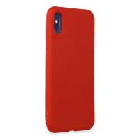 Newface iPhone X Kılıf First Silikon - Kırmızı