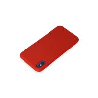 Newface iPhone X Kılıf First Silikon - Kırmızı