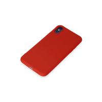 Newface iPhone X Kılıf First Silikon - Kırmızı