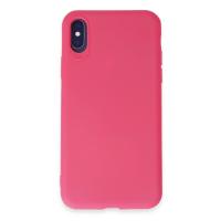 Newface iPhone X Kılıf First Silikon - Pembe