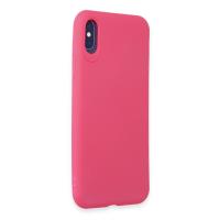 Newface iPhone X Kılıf First Silikon - Pembe