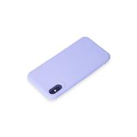 Newface iPhone X Kılıf First Silikon - Lila