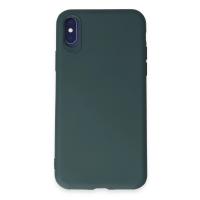 Newface iPhone X Kılıf First Silikon - Koyu Yeşil