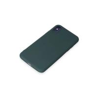 Newface iPhone X Kılıf First Silikon - Koyu Yeşil