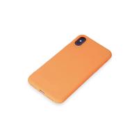 Newface iPhone X Kılıf First Silikon - Turuncu