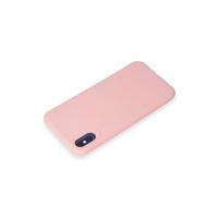 Newface iPhone X Kılıf First Silikon - Pudra