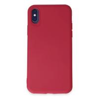 Newface iPhone X Kılıf First Silikon - Fuşya