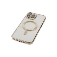 Newface iPhone 13 Pro Kılıf Kross Magneticsafe Kapak - Gold