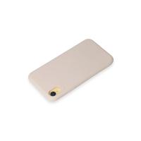 Newface iPhone XR Kılıf First Silikon - Krem