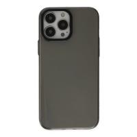 Newface iPhone 13 Pro Max Kılıf Anka PC Sert Metal Kapak - Siyah