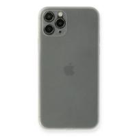 Newface iPhone 11 Pro Max Kılıf PP Ultra İnce Kapak - Beyaz