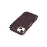 Newface iPhone 14 Kılıf Dolpin Kapaklı - Derin Mor