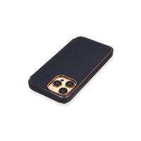 Newface iPhone 14 Pro Max Kılıf Dolpin Kapaklı - Lacivert